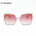 square pink eye wear sunglasses for women ladies